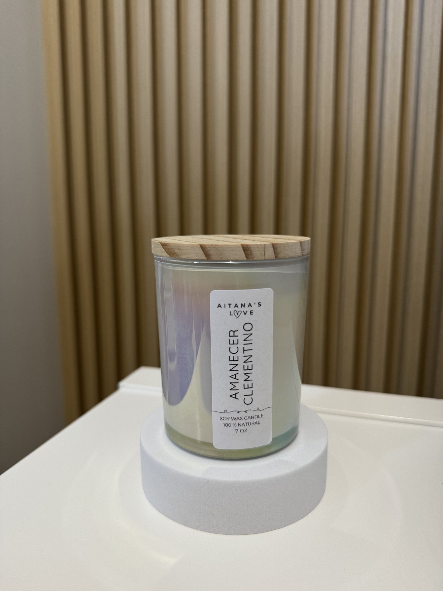 VELA AMANECER CLEMENTINO 7 oz